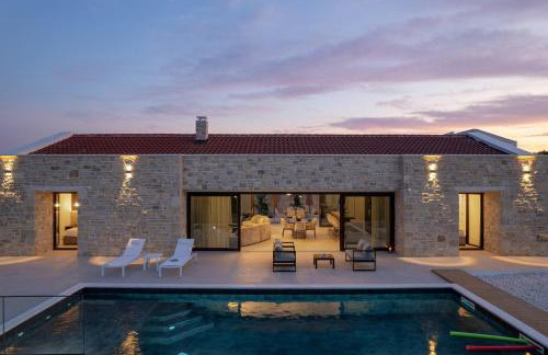 Luxury Villa Terra & Aria Dalmatica heated pool sauna & jacuzzi - Foto 44