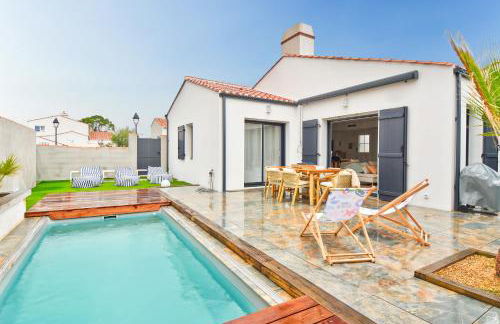 Piscine chauffée - Maison 6 adultes 2 enfants - Foto 1