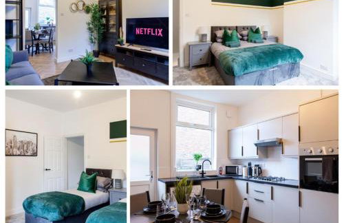 Two Bedroom House By Brookland Stays Serviced Accommodation Short Lets Manchester With Free WiFi - Foto 10