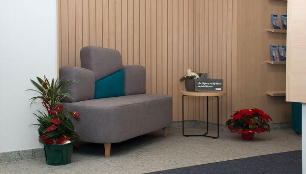 Zona de estar del vestíbulo