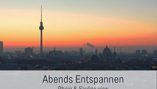 Rheinblick7 Neuss - Spektakulärer Blick auf die Düsseldorfer Skyline - Ruhig Modern Privatparkplatz Aufzug - Top Anbindung an Messe Flughafen Hauptbahnhof - Foto 3