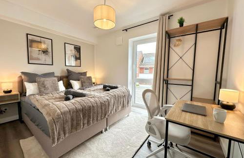 LIVA Stays - Henstedt Ulzburg - Nähe Hamburg & Flughafen - Nähe Bahnhof - Terrasse - Smart-TV - Foto 47