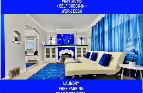 The Sapphire Haven - Your Old Brooklyn Oasis Awaits Families, Couples, Business Travelers Near Downtown With Parking, 300 MB WiFi & Self Check-In - Foto 1