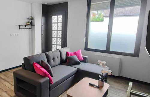 Maison plein pied Béthune avec place de parking, jardin clos et terrasse exterieure, quartier calme proche centre proche gare, capacité 4 personnes - Foto 29