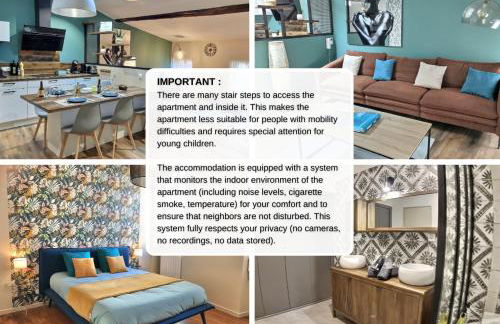 Myzenplace - Duplex 100m2 - Fibre - Cosy et atypique - Centre piéton - Foto 30