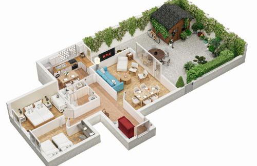 Top Lage, Familienfreundlich mit Garten & Parkplatz - bis zu 6 Pers - Family & Friends LODGE - Foto 20