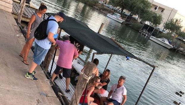 Salendo a bordo del barquet albuferenc