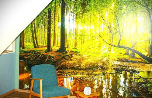 Behagliches Ferienhaus Zaunkönig -mit Kamin und Sauna- Blick über das romantische Bodetal - Foto 9