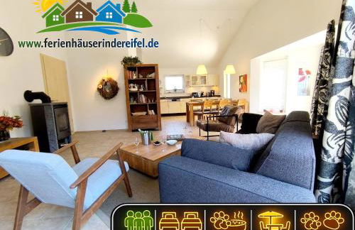 Luxuriöses, familienfreundliches Ferienhaus ,,Amy,, mit Whirlpoolwanne, Kamin und Garten - Foto 1