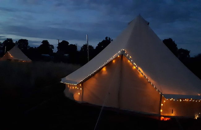 6m xl Bell Tent With log Burner, Near Whitby - Foto 11