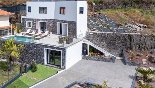 Madeira Protea Retreat- Villa with Heated Private Pool, Gym and Office - Foto 3, Garden, sunbed, Garden view