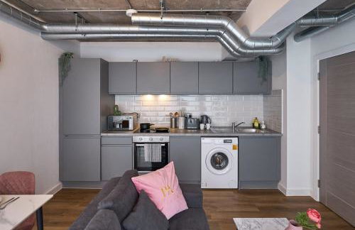 Central Warrington Stay Stylish 1BR Apartment - Foto 12