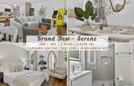 Serene 4BR 3BA Apt Near Harvard MIT Sleeps 11 - Foto 1