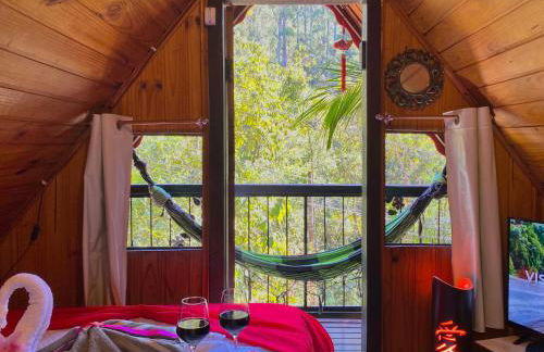 Chalé 1 Alto na Montanha, com lareira e wi-fi - Foto 28