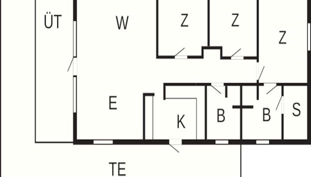 8 Person Holiday Home in Lokken - Photo 4, Floor plan
