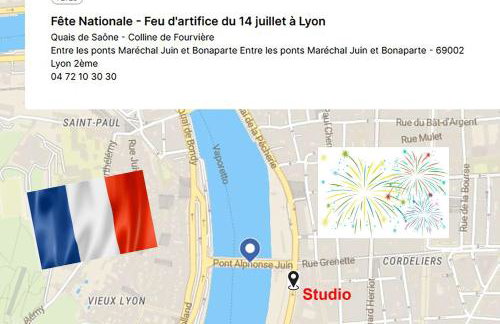 Studio Charme et Confort aux Cordeliers - Foto 17