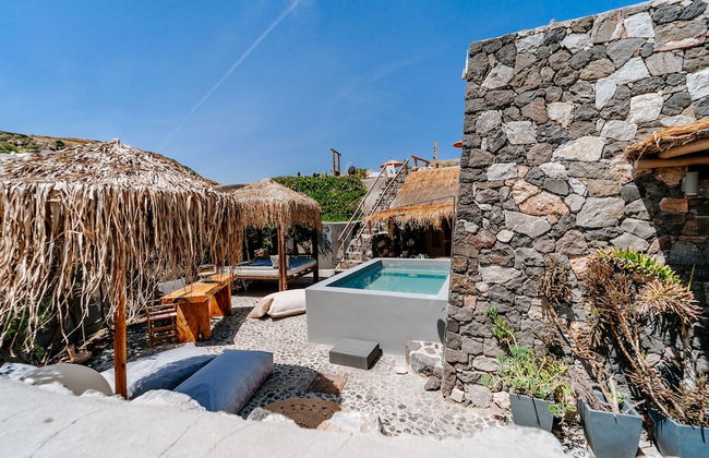 Rock Villas - Emporio | Pool, Jacuzzi, Castle View - Foto 78