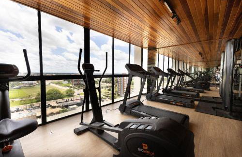 Estúdios Modernos no Empíria - com Vista, Piscina e Academia - Foto 13