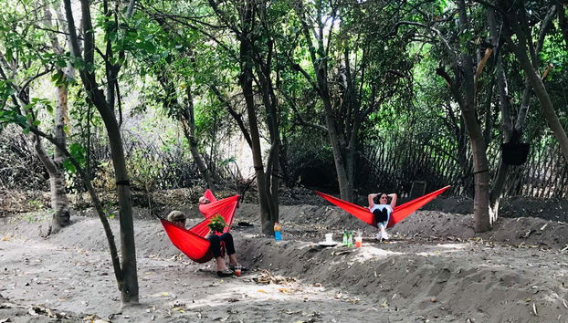 Una sosta nelle amache