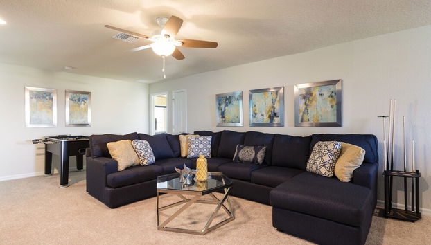 Coin salon dans le hall