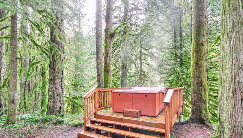 Forested Minikahda Lodge with Hot Tub Near Mt Hood - Foto 3
