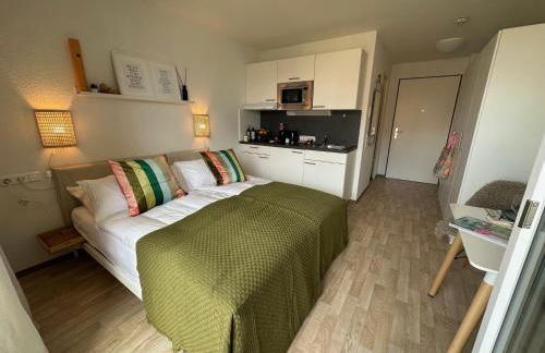 Komfortables, barrierefreies Appartement mit sonnigem Balkon in der Nähe von Flughafen und Messe 30 - Foto 9