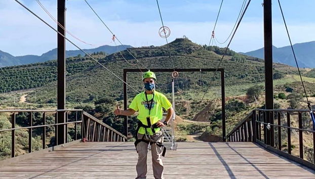 Tirolina en Alhaurín de la Torre