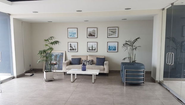 Sala de estar do lobby