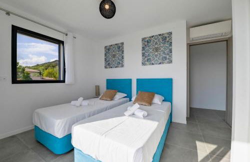 Villa neuve et luxueuse vue mer proche Portovecchio - Foto 38