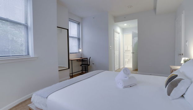 Stylish & Cozy Apartment in Ballston - Foto 3, Quarto