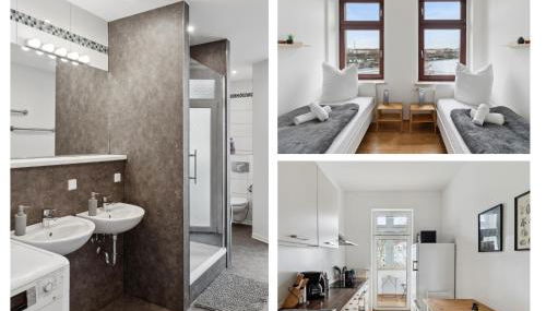 Apartment für 13 Gäste, 5 Schlafzimmer, 2 Bäder, 2 Loggia's, Leipzig Zentrum Ost - Foto 3