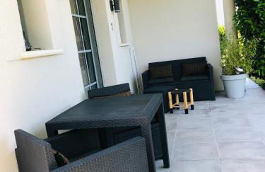 Bel Air Studios-Terrasse couverte-Jardinet-Vue Pont de Normandie-Parking privé - Foto 44