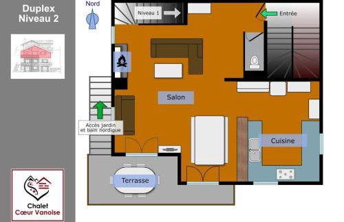 Chalet des Trappeurs Coeur Vanoise 15 persons - Foto 12