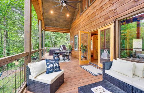 Hot Tub and River Access Family McCaysville Cabin - Foto 20