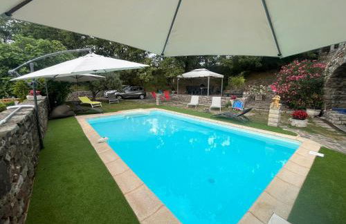 Maison de vacances avec piscine privée, Ardèche, Le Mas de Jallet, proche les Vans, Les Assions - Foto 13