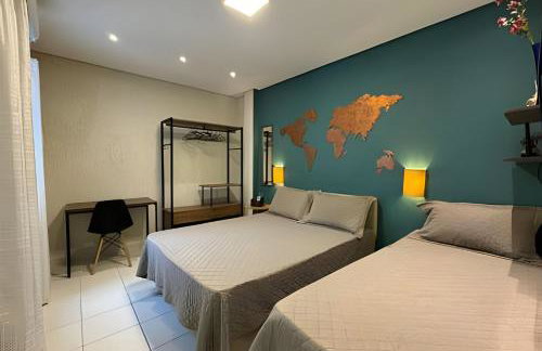 Moderno Apto no Gonzaga a UMA quadra da Praia - Foto 4