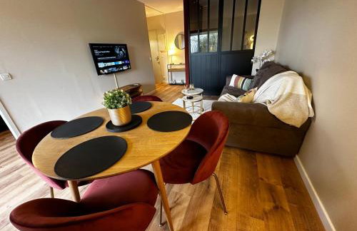 LE MONET studio proche Bordeaux avec balcon wifi & place de parking privé prox tram et Aéroport - Foto 14