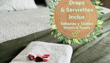 La Forêt des Pins - Free Check-In - Wifi - Parking Privé - Netflix - Draps & Serviettes inclus - Foto 5, towels