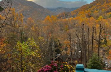 BearHavencabinfun 3 story Log Cabin Mountain View,Hot Tub, sleeps 10 - Foto 7