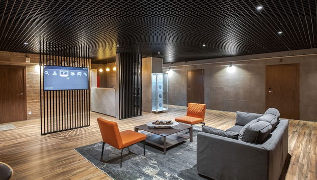 Zona de estar del vestíbulo