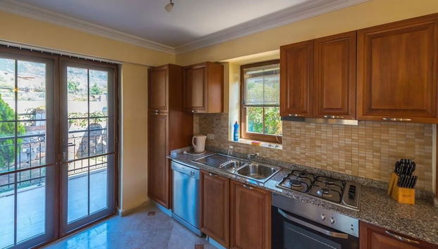 Villa Makri - Foto 5, Cocina básica privada