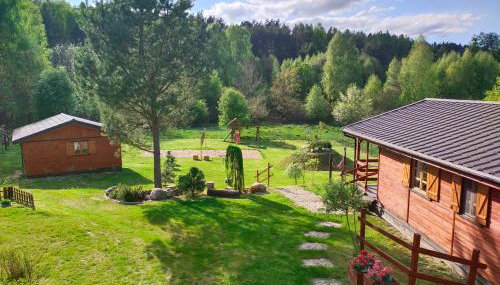 Domki letniskowe przy lesie - "U Łastka" - Foto 4, Garden, Garden view