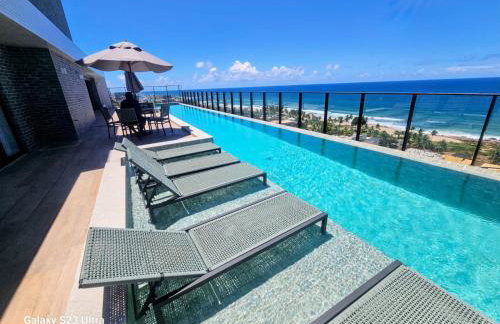 Studio Rooftop em frente ao Mar na Praia de itapua - Foto 1