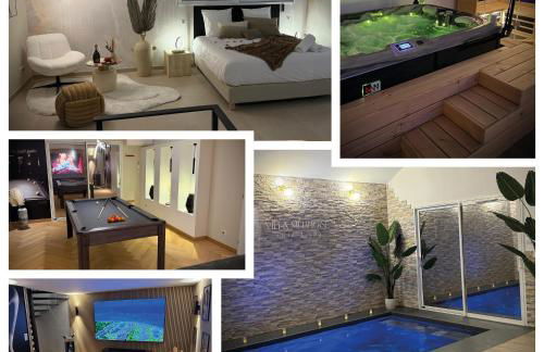 Maison privative avec piscine intérieure, spa, sauna, cinéma et billard - Foto 1