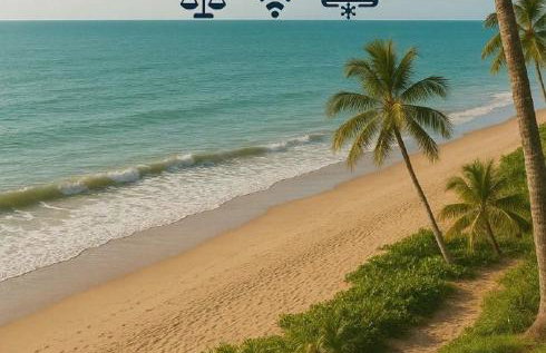 Ap em condomínio a 500m da Praia com Vista Mar e Vista Praia do Jacaré - Foto 29