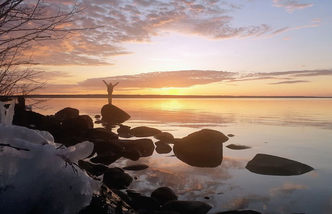 Stunning Sleeps 9 Lakeview Loghome, Spa & Yoga - Foto 33