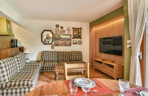 Duplex T3 aux Gets - 5 pers, vue panoramique, balcon, parking, WiFi - FR-1-685-24 - Foto 13