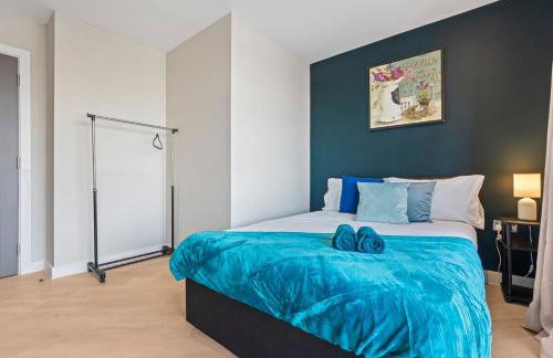 #45 2 bed Lux Fountain Lofts Digbeth - Near Blakesley Hall Museum - Sleeps 5 - "Perfect for Contractors and Families " - Foto 3