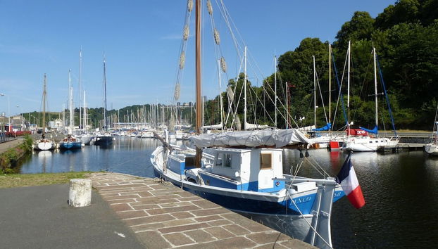 Blick von der Unterkunft