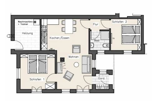 Holiday apartment with 2 bedrooms - Foto 5